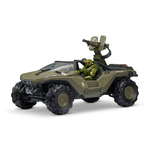 Halo Deluxe Vehicle Warthog & 4" Figures