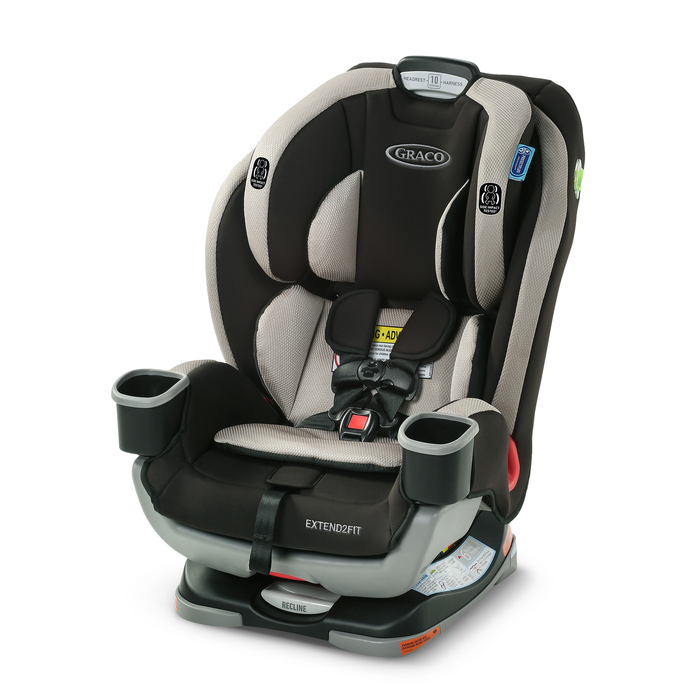 Graco Extend2Fit 3-in-1 Convertible Car Seat, Stocklyn