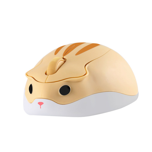 CHUYI 2.4G Wireless Optical Mouse Cute Hamster Cartoon Design Computer Mice Ergonomic Mini 3D Gaming Office Mouse Kid&#39;S Gift