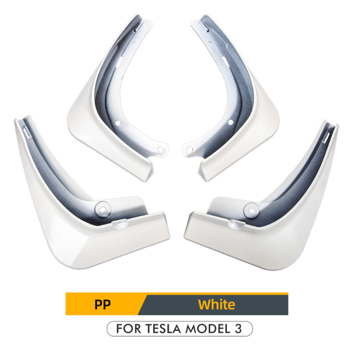 Model3Y Mud Flaps for Tesla Model 3 2021 Accessories Mudguards Splash Guards Fender Matte Black Carbon Fiber ABS Model Three