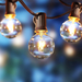 Better Homes & Gardens 110 Volts Electric 18.7 feet 20 Count G40 Clear Glass Globe Bulbs Brown Wire String Lights for Outdoor and Indoor Use