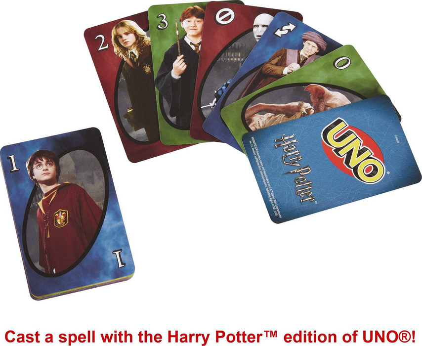UNO Harry Potter Themed Card Game for 2-10 Players Ages 7Y+