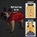 Winter Warm Dog Appareles Ski Suit Vest Reversible Dogs Jacket Coat Thick Pet Clothes Reflective Outfit for Small Large Dogs