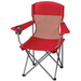 Ozark Trail Basic Mesh Folding Camp Chair with Cup Holder for Outdoor, Red