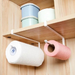 1Pcs Tissue Hanger Storage Rack for Bathroom Toilet Kitchen Self-Adhesive Towel Holder Accessories under Cabinet Paper Roll Rack