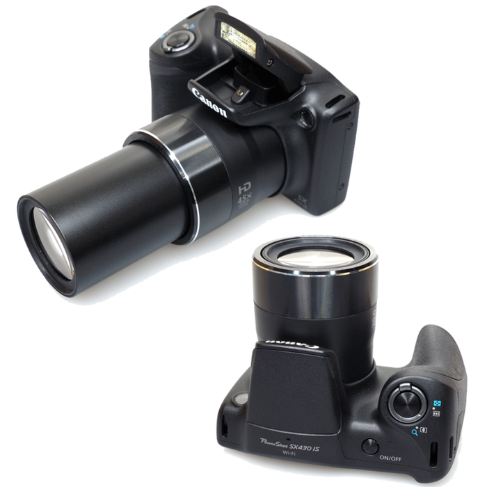 Canon SX430 Digital Camera Black with Accessory Bundle