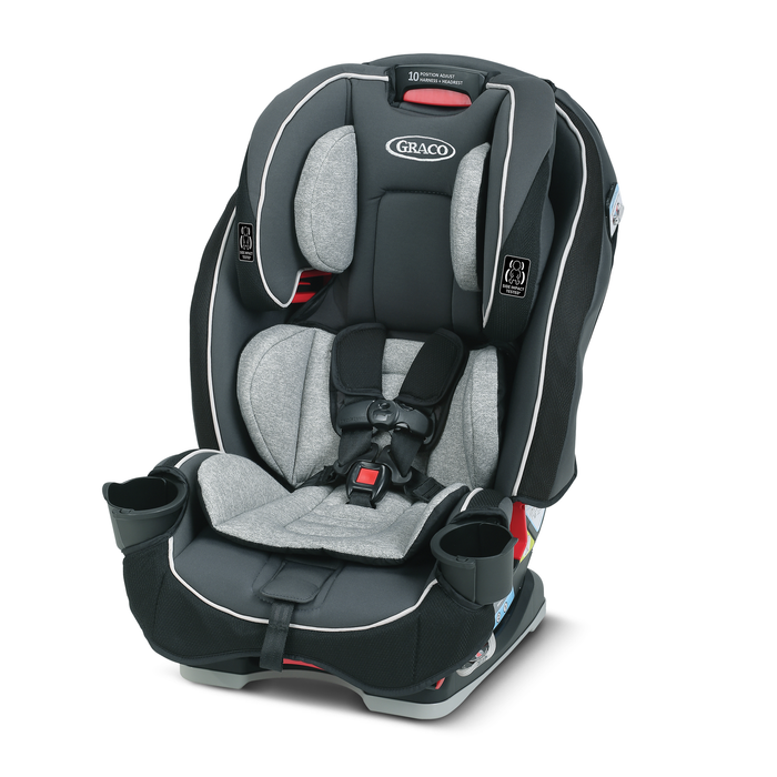 Graco SlimFit 3-in-1 Car Seat, Saves Space in Your Back Seat, Anabele
