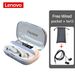 New Lenovo Wireless Earphone QT81 Bluetooth 5.0 Waterproof Headphones Touch Button Hifi Stereo Earbuds 40Mah Battery with Mic