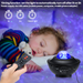 Star Projector Galaxy Projector Light for Bedroom 360°Rotating LED Night Light Projector Color Changing Ocean Wave Projector with Bluetooth Music Speaker & Remote Ideal for Halloween Christmas