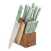 The Pioneer Woman Frontier Collection 14-Piece Cutlery Set with Wood Block, Rosewood