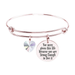 Adjustable Bangle with Crystals from Swarovski - GOD HAS a PLAN
