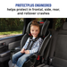 Graco SlimFit 3-in-1 Convertible Car Seat, Saves Space in Your Back Seat, Darcie