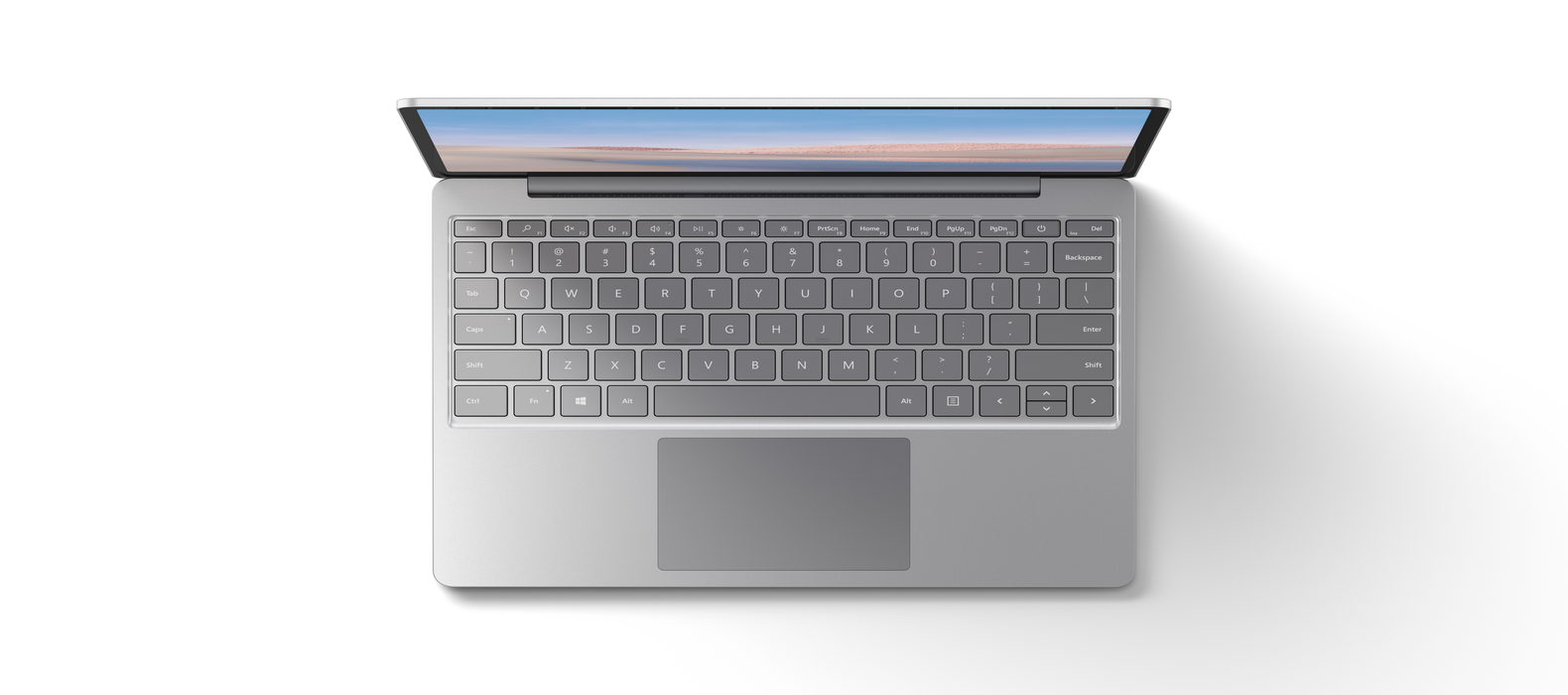 Microsoft Surface Laptop Go, 12.4" Touchscreen, Intel Core i5-1035G1, 8GB Memory, 128GB SSD, Platinum, THH-00001