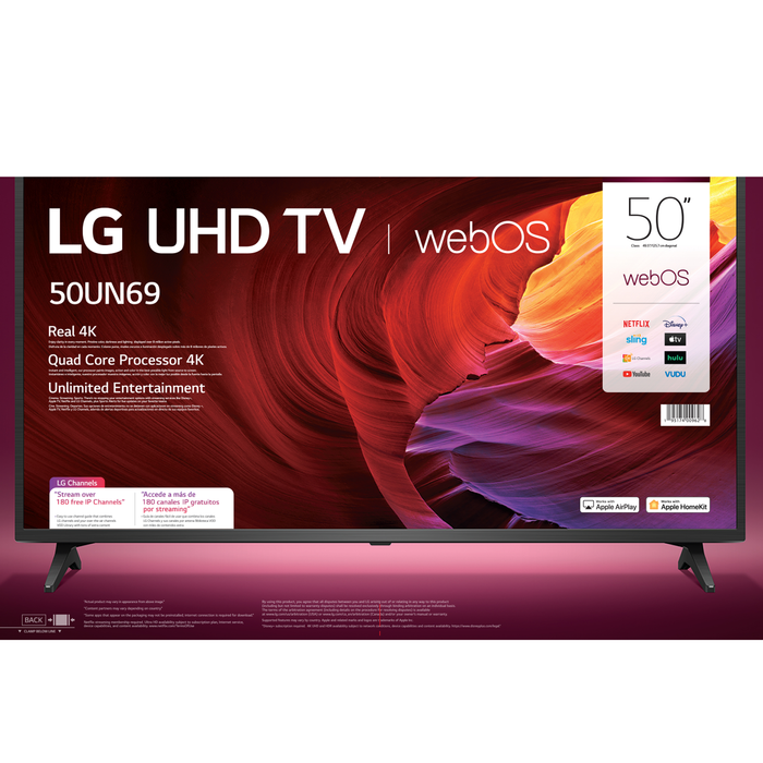 LG 50" Class 4K UHD 2160P Smart TV 50UN6955ZUF
