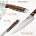 Deco Chef 16 Piece Kitchen Knife Set Wood Handles Chef Knife Cleaver Kitchen Shears and More