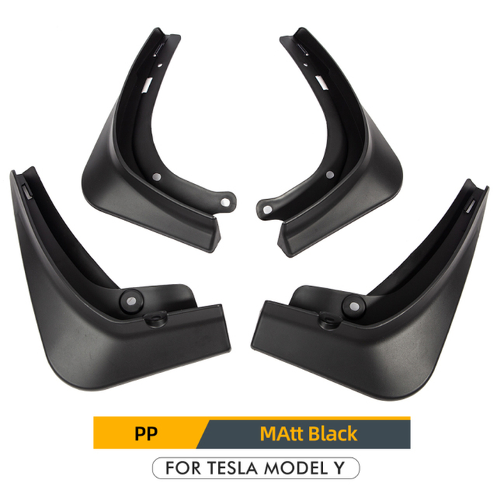 Model3Y Mud Flaps for Tesla Model 3 2021 Accessories Mudguards Splash Guards Fender Matte Black Carbon Fiber ABS Model Three
