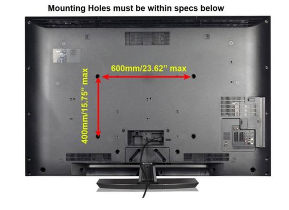 Impact Mounts DUAL ARM SWIVEL LCD LED FULL MOTION TV WALL MOUNT 37 42 46 47 50 55 60 65 70