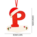 New Arrival Christmas Hat Letter Pendant Home Decor Acrylic Outdoor Tree Ornaments Christmas Gift Accessories Adornos Navidad