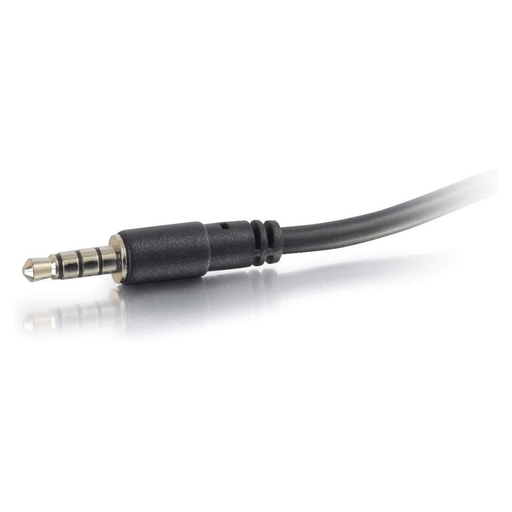 C2G 27394 6in 4-pin 3.5mm Microphone and Headphone Breakout Adapter Y-Cable