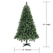 Holiday Time Non-Lit Jackson Spruce Artificial Christmas Tree, 6.5'