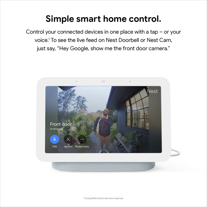 Google Nest Hub 2Nd Gen - Smart Home Display with Google Assistant 
