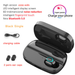 TWS Bluetooth Wireless Headphones with Microphone 3500Mah Earphones HIFI Stereo Noise Cancelling Headset Earbud Auriculares