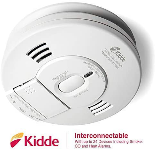 Kidde Hard-Wired W/Battery Back-Up Photoelectric Smoke and Carbon Monoxide Detector