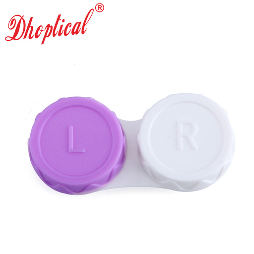 1Pc Contact Lens Case Plastic Hard Contact Lenses Box Cute Eyeglass Case Lens Container Christmas Gift Plastic Storage Box