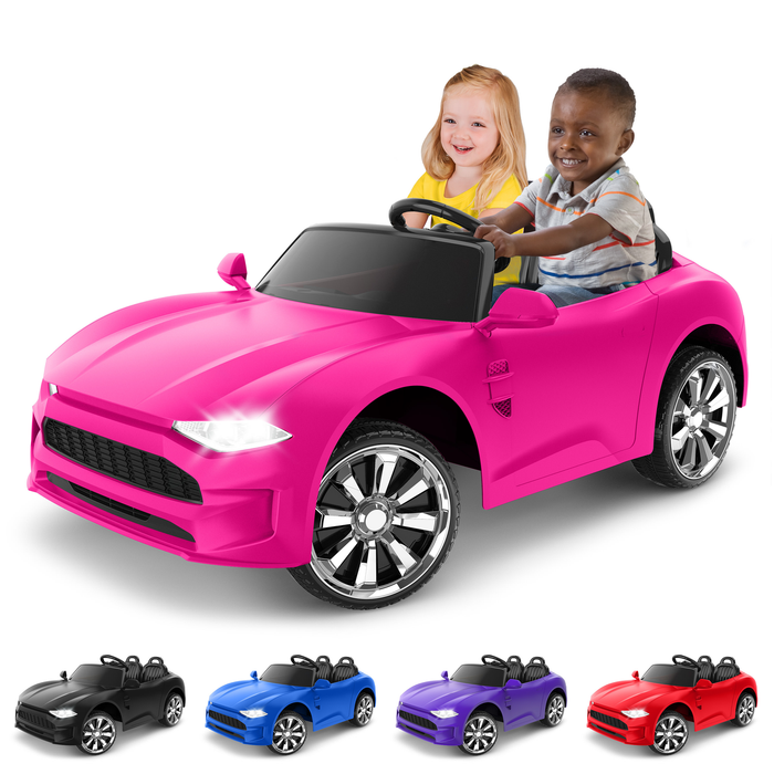 GT Coupe Ride-On Toy by Kid Trax, Pink, Powered