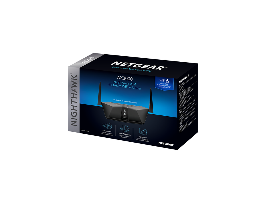 NetGear Nighthawk AX4 4-Stream AX3000 Wi-Fi Router