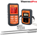 ThermoPro TP08S Wireless Digital Meat Thermometer with LCD Display for Grilling Smoker BBQ Grill Oven Thermometer with Dual Probe Kitchen Cooking Food Thermometer