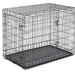 MidWest Homes For Pets Ultima Pro Extra-Strong Double Door Metal Dog Crate, 48"L