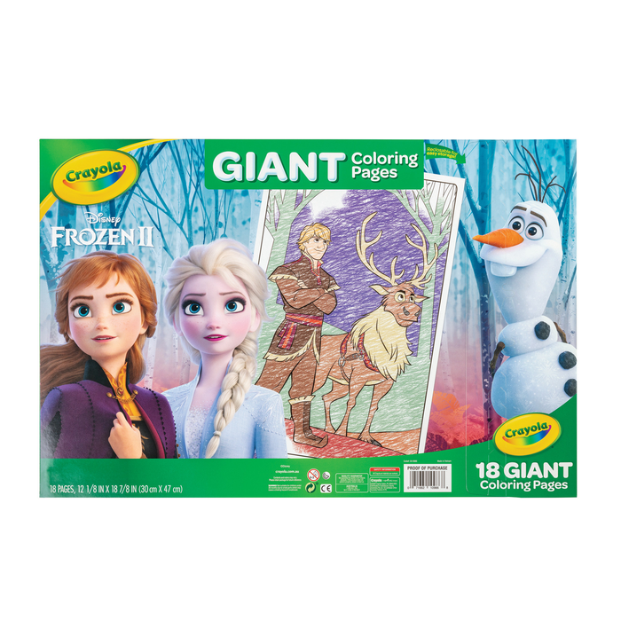 Crayola Giant Coloring Featuring Frozen 2, Child, 18 Pages