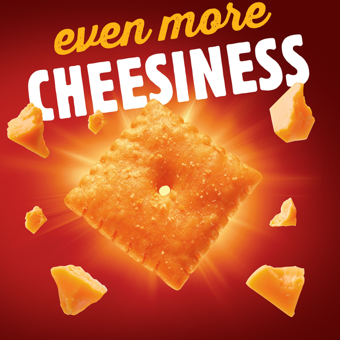 Cheez-It Cheese Crackers, Baked Snack Crackers, Extra Cheesy, 12.4oz Box