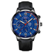 Men Sport Watch Stainless Steel Quartz Wristwatch Man Business Casual Simple Leather Bracelet Male Luminous Clock Watches