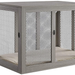 Penn-Plax Modern Sophisticated Dog Crate Use as End Table or Night Stand