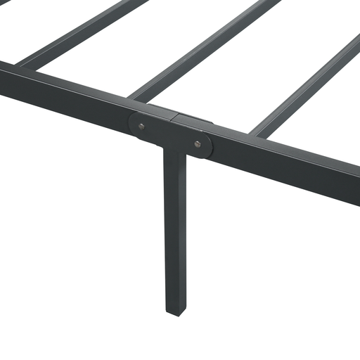 Granrest 14'' Dura Metal Bed Frame with Non-Slip Feature, Queen
