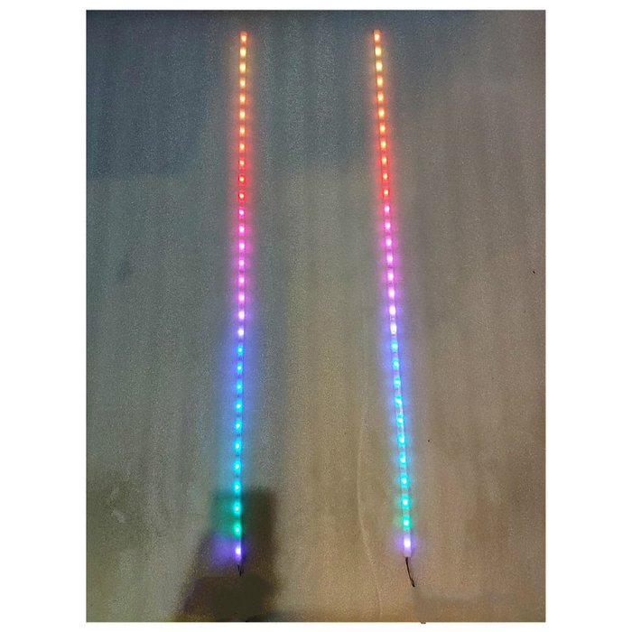 1Meter 30 LED Audio Spectrum Indicator Colorful Music Level Indicator Voice Control Remote Control Waterproof 6 Display Modes
