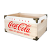 Coca Cola Wooden Crate with Glasses, Bottle Opener, Coasters, and Popcorn