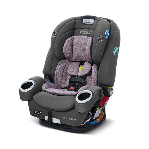 Graco 4Ever DLX SnugLock 4-in-1 Car Seat, 10 Years of Use with Easy Install, Leila