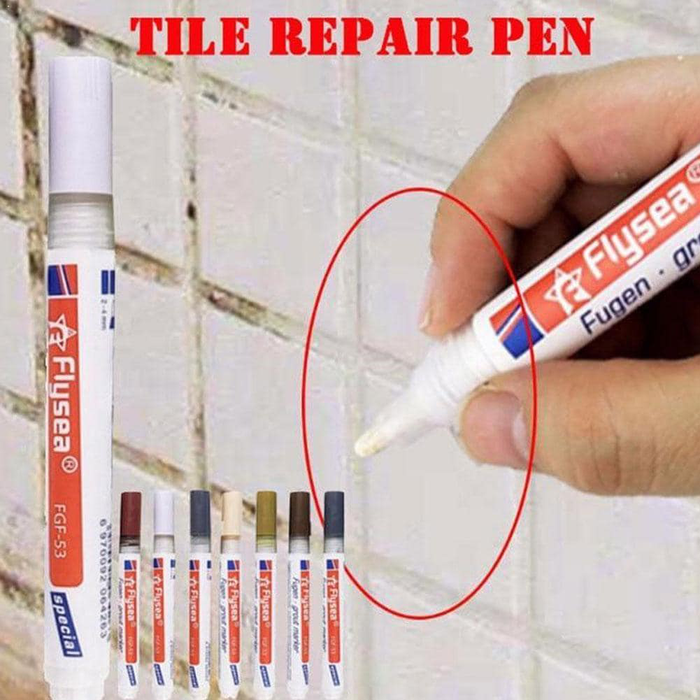Color Pen White Tile Refill Grout Pen Tile Gap Repair Bathroom Porcelain Filling Waterproof Mouldproof Cleaner Agents Paint P2N1