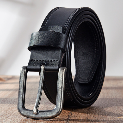 [Dwts]Men&#39;S Belt Leather Belt Men Genuine Leather Men Belt Male Strap Luxury Pin Buckle Belts Casual Men Belts Vintage Jeans