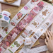 1 Roll Sulfuric Acid Paper Washi Tape Doll House Series Cute Scrapbooking Stickers DIY Stationery Material Masking Tape