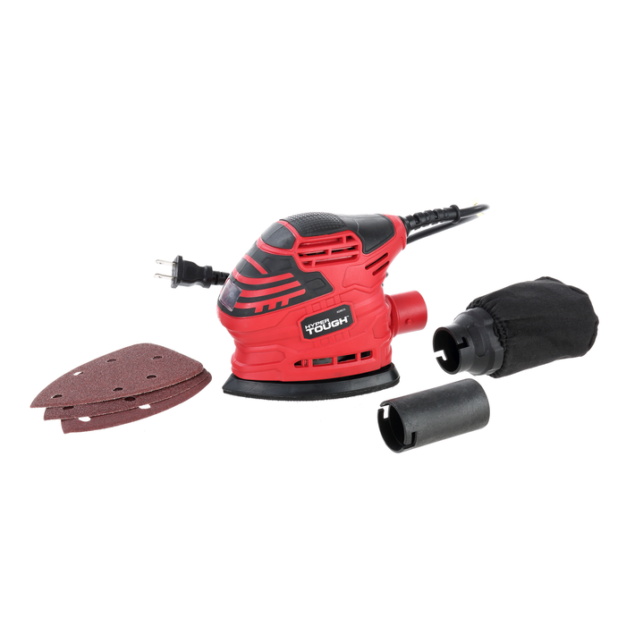 HyperTough 1.5-Amp Detail Sander with Sand Paper, Corded, AQ20037G