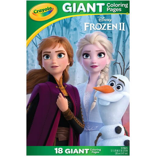 Crayola Giant Coloring Featuring Frozen 2, Child, 18 Pages