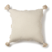 Better Homes & Gardens Tufted Trellis Decorative Square Throw Pillow, 20" X 20", Natural, Single Pillow