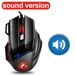 Computer Mouse Gamer Ergonomic Gaming Mouse USB Wired Game Mause 5500 DPI Silent Mice with LED Backlight 7 Button for PC Laptop