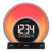 La Crosse Technology 6.81" X 2.69" Digital Soluna Sunrise & Sunset LCD Light Alarm Clock with USB Port, C80994