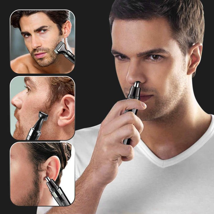 4 in 1 Electric Shaver for Men Women, Rechargeable Razor Waterproof Painless Epilator Nose Hair Removal Remover Facial Body Bikini Eyebrow Beard Sideburn Mustache Trimmer Clipper Grooming Groomer