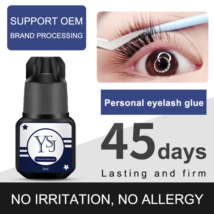 5Ml Eyelashes Extension Glue Long Lasting Grafting Lashes Glue Quick Drying Adhesive Black Glue No Irritant Makeup